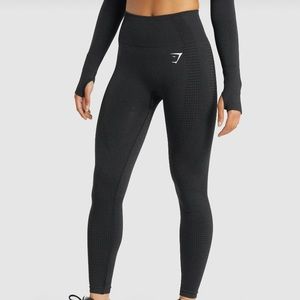 GYMSHARK Black vital seamless 2.0 leggings